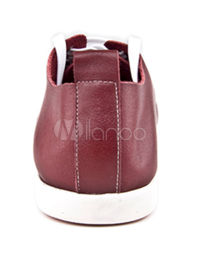 Leather Laces Shoes on Caf Popular De Cuero De Vaca Con Cordones Varios Zapatos Para
