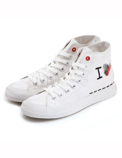  Casual Shoes   on Vancl White Canvas Casual Shoes For Men   Milanoo Com