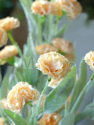 Lovely Orange Carnation Silk Flowers