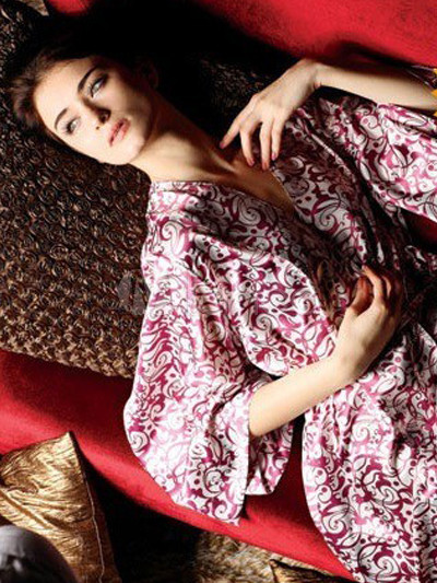 Silk Sexy House Dress For Woman<br />
