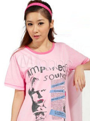 Sweet Cotton Pink House Dress For Woman<br />
