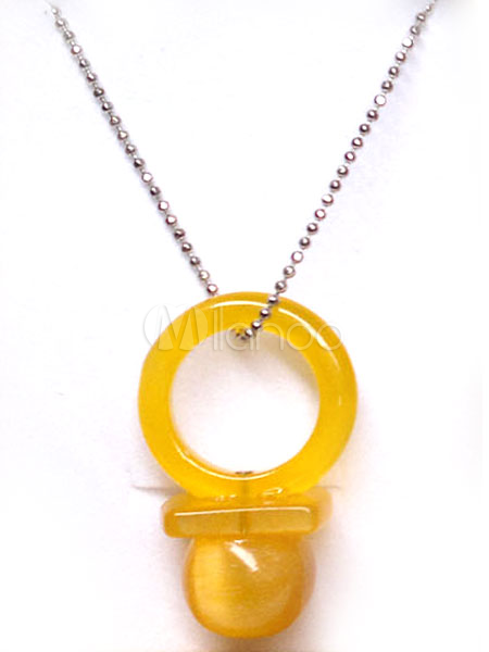 3cm Reborn Yellow Nipple Synthetic Opal Cosplay Necklace 3cm Reborn Yellow Nipple Synthetic Opal Cosplay Necklace