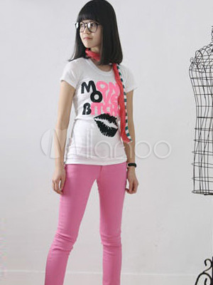 Sweet Pink 100% Cotton Maternity Pants