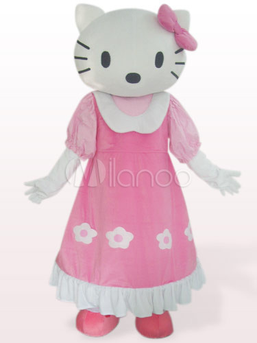 ... Rosa Schere Plüsch Hello Kitty Maskottchen Kostüm Milanoo.com