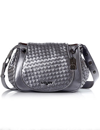 Trendy 27*13*19cm Silver PU Womens Shoulder Bag