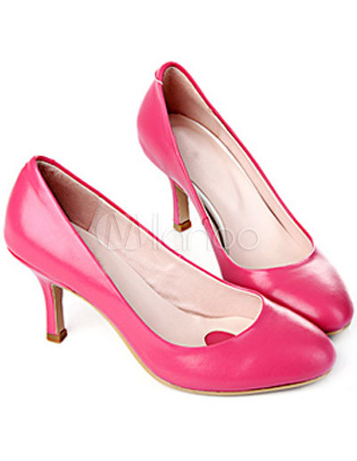  Flat Shoe on Red Sheepskin Flat Round Toe Fashion Shoes   Milanoo Com