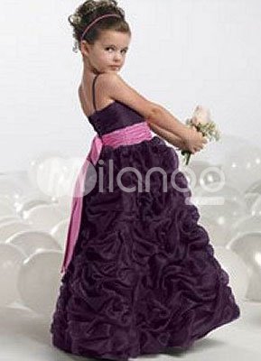 Spaghetti-Sash-Ball-Gown-Satin-Organza-Flower-Girl-Dress-14904-1