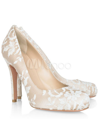 White Womens Dress Shoes on Fabolous White Lace 4 5 7   High Heel Womens Fashion Shoes   Milanoo