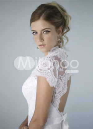 short wedding dresses with sleeves