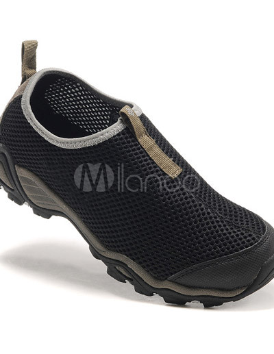 Comfortable Sneakers on Comfortable Black Breathable Mesh Men Sneakers
