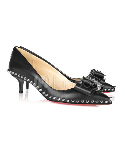 Girls High Heel Shoes Size on High Heel Black Sheepskin Womens Fashion Shoes Milanoo Com