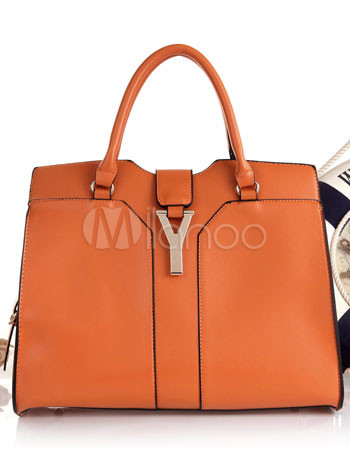 Popular PU Leather Women's Tote Handbag