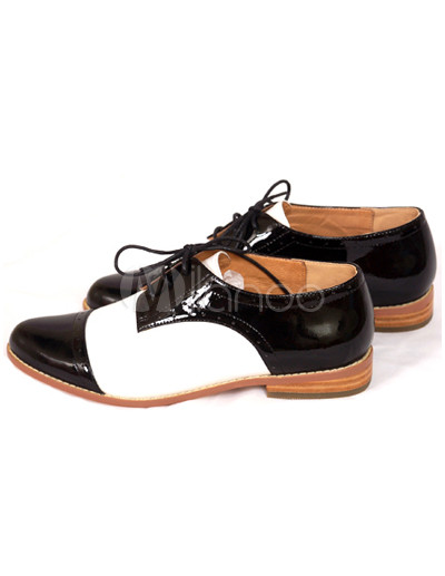 Oxford High Heel Shoes on Fashion Pu 1 1 5   High Heel Oxford Shoes For Women   Milanoo Com