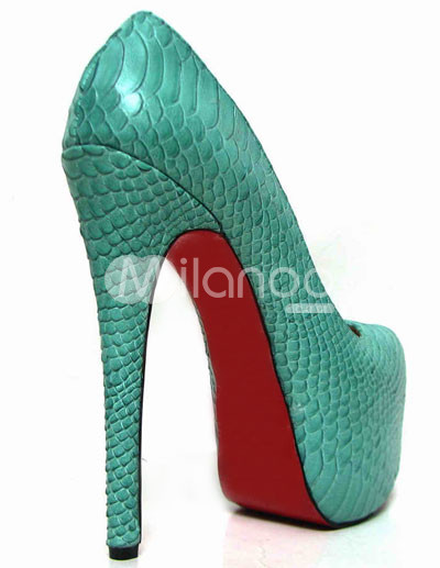 Fashion Women Sneaker on Fashion Platform Snakeskin Pattern Womens High Heel Shoes   Milanoo