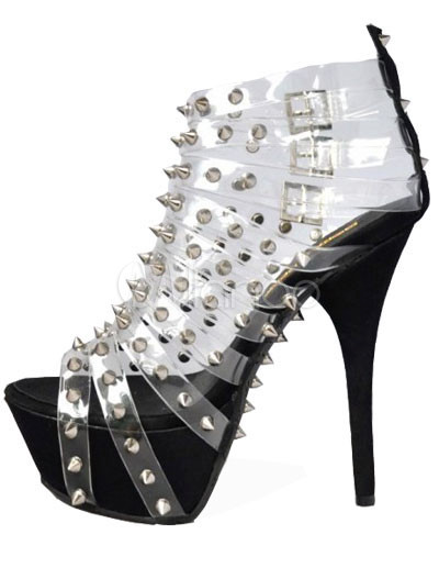  Fashion on Transparent Pvc 4 7 10   High Heel Fashion Shoes   Milanoo Com