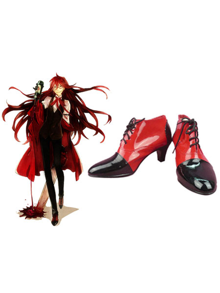 Black Butler KuroShitsuji Grell Halloween Cosplay Shoes steampunk buy now online