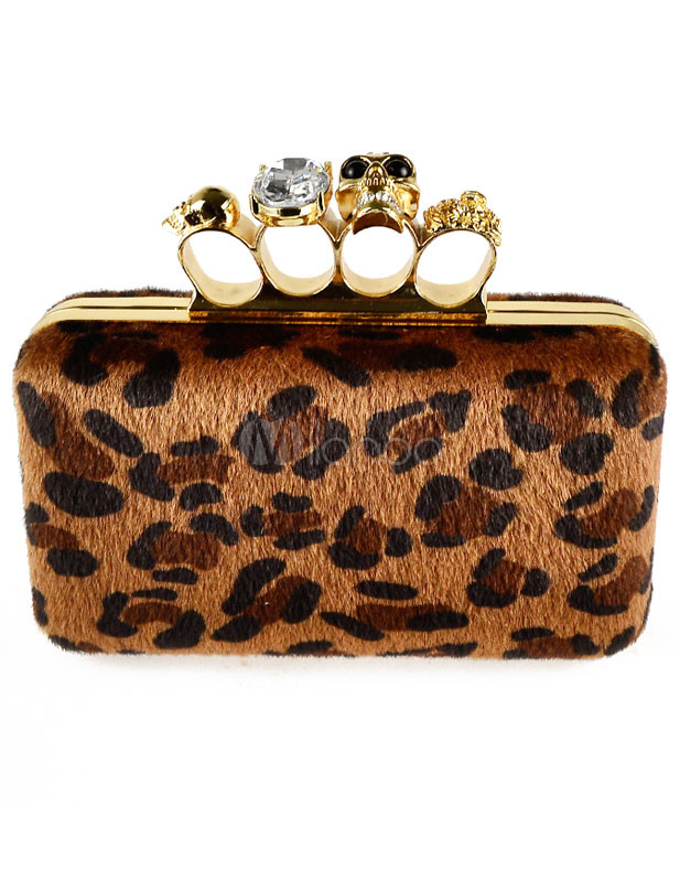 Animal Print Clutch