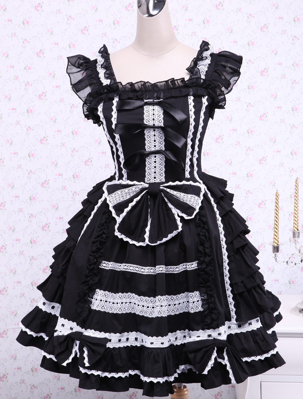 Bandage Lace Cotton Gothic Lolita Dress steampunk buy now online