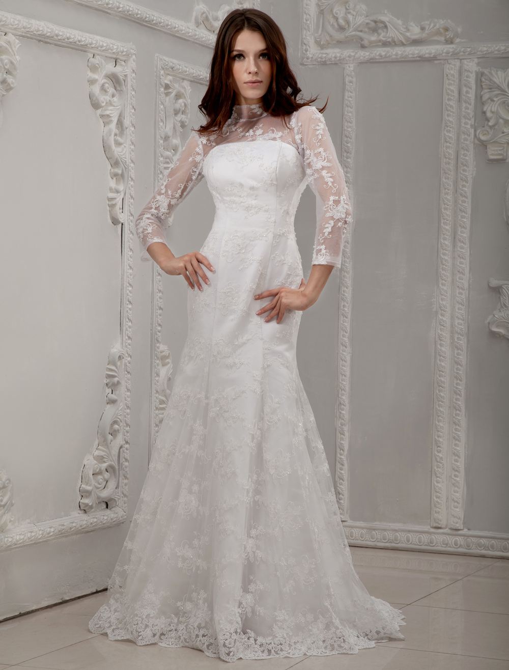 1940s Wedding Dresses Long