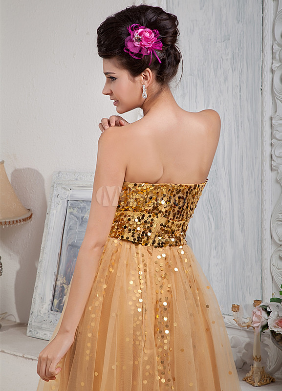 Golden Prom Dresses