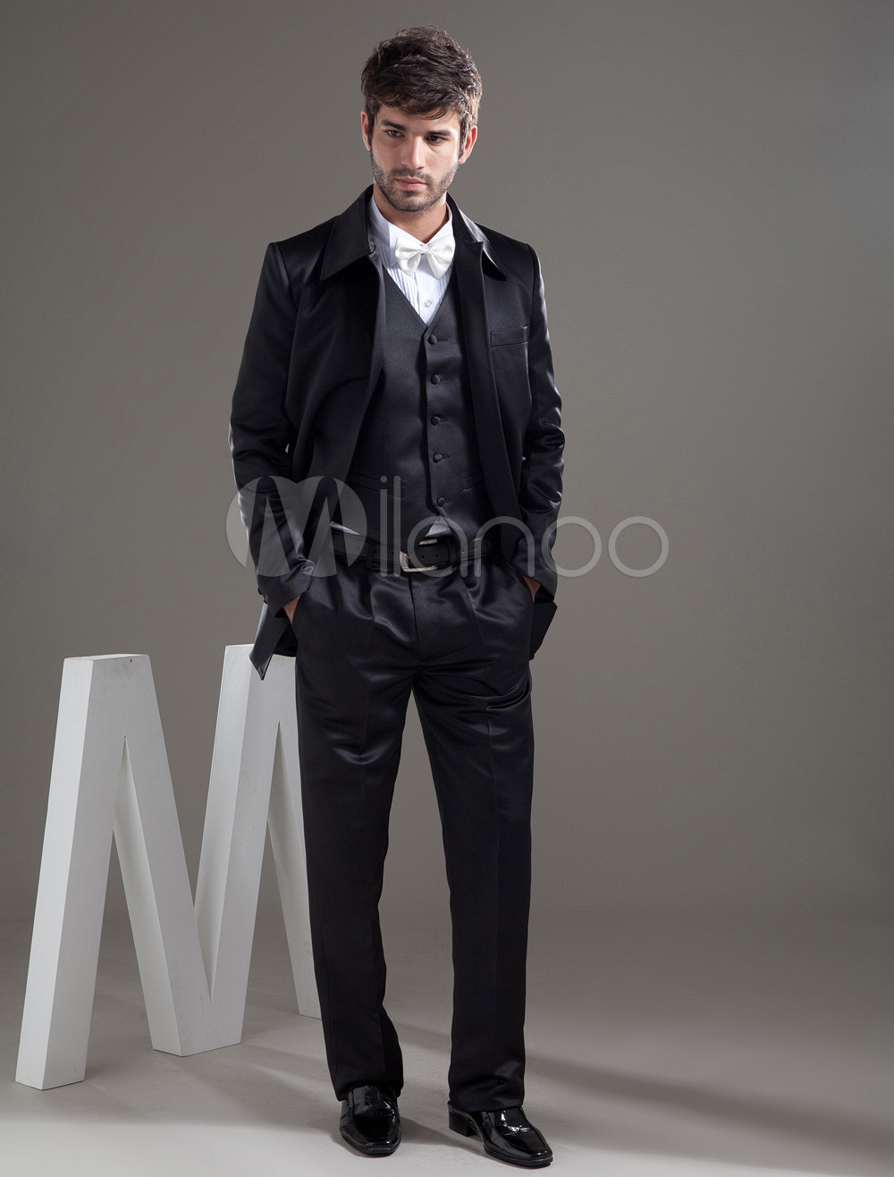 all black wedding attire for men
