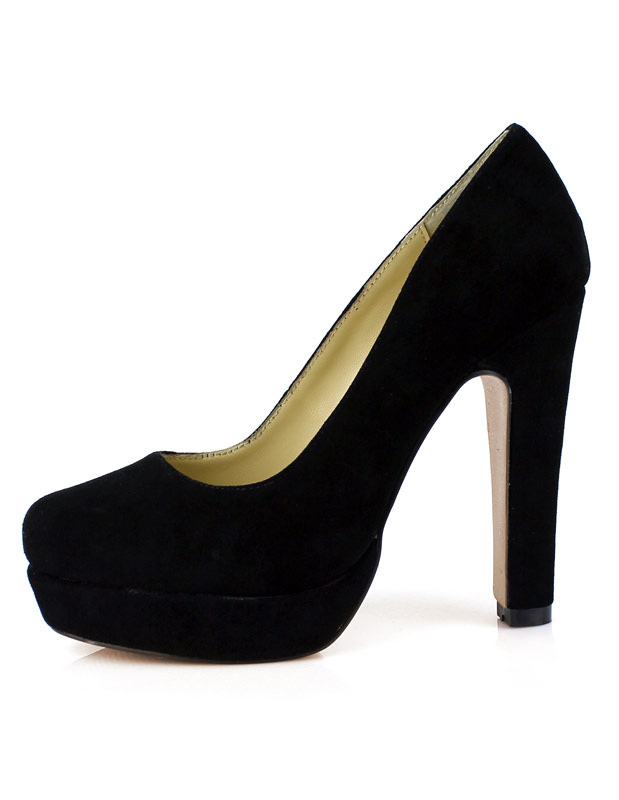escarpin stiletto cuir noir