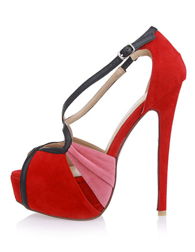 Elegant-Red-Terry-Strappy-Spike-Heel-Women-s-Dress-Sandals-289038 ...