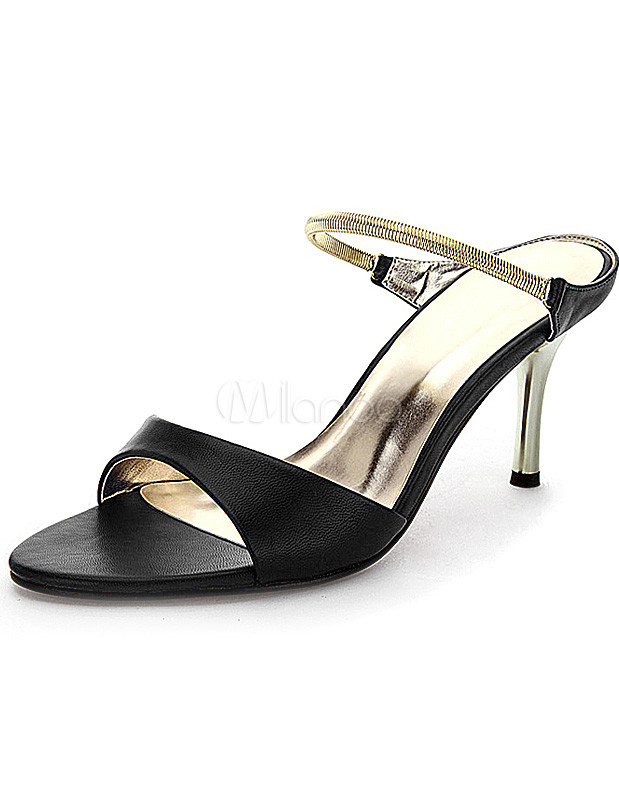 Fascinantes chaussures Mules habillÃ© de mariage Ã  talons aiguilles ...