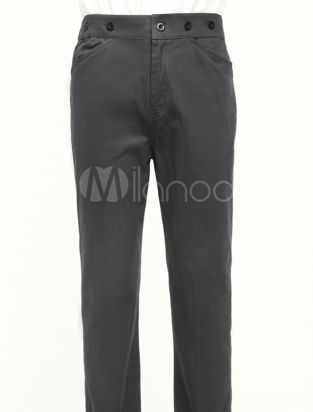 Popular Gray Cotton Mens Steampunk Trousers steampunk buy now online