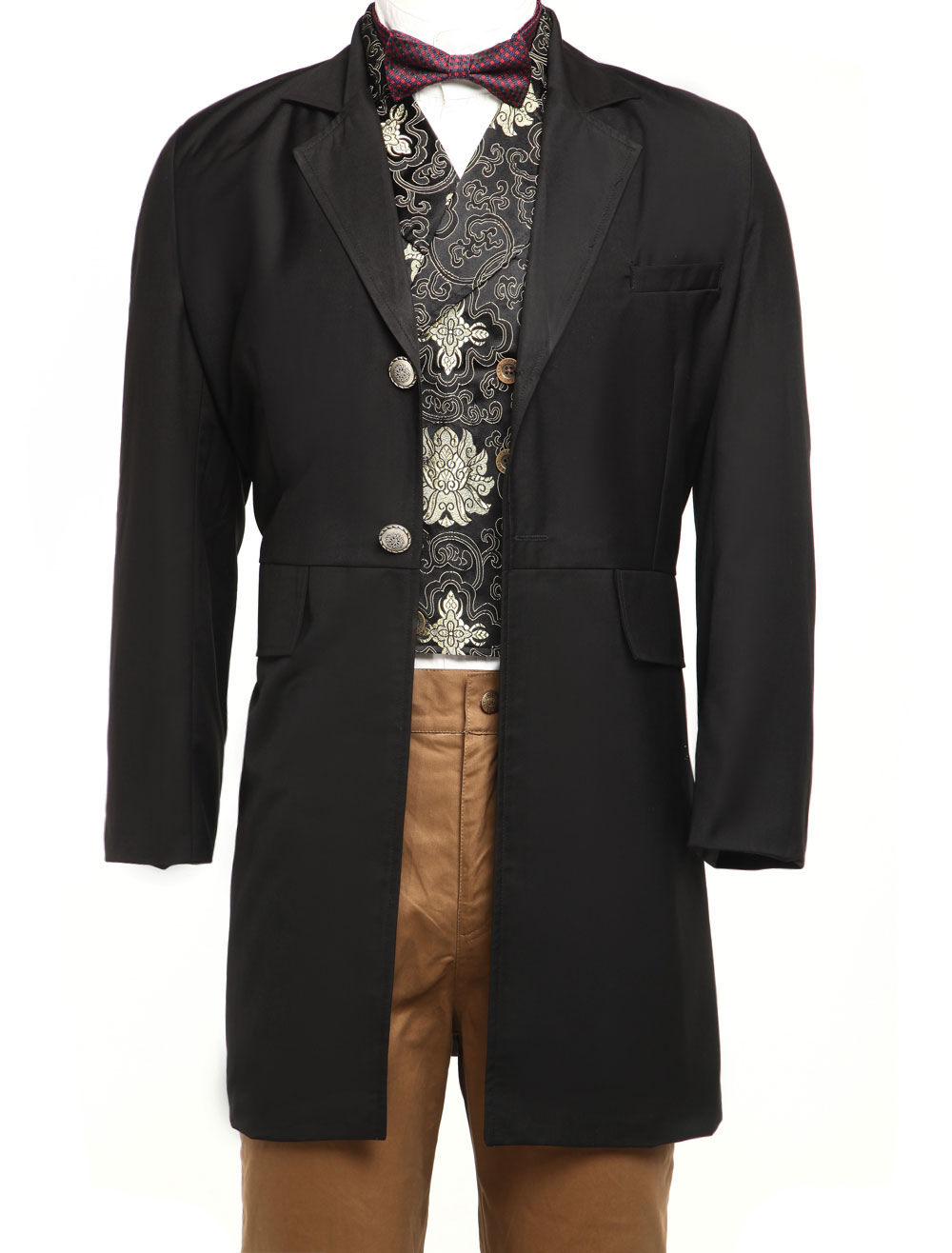 Full Length Mens Steampunk Coat Halloween cosplay costume steampunk buy now online