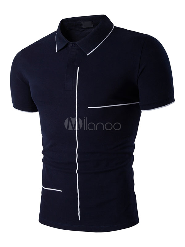 Black Polo Shirts Short Sleeve Men's Summer T Shirt (Men\\'s Clothing) photo