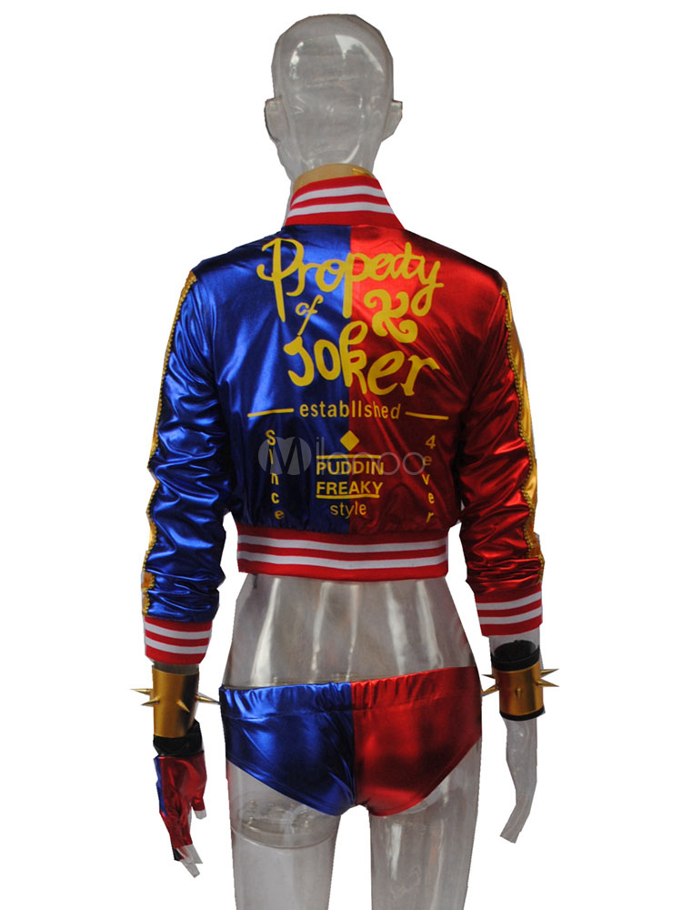 Suicide Squad Harley Quinn Cosplay Costume Full Set