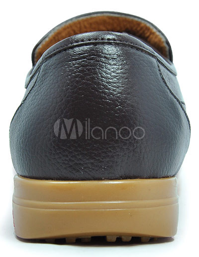 Dress Shoes on Black Gum Sole Cow Leather Men S Dress Shoes Milanoo Com