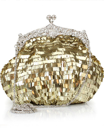 Romantic Paillette Rhinestone Bridal Purse