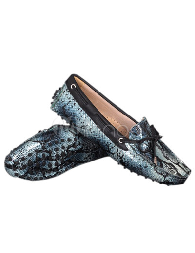 Womenboat Shoes on Sheepskin Patent Leather Women S Flat Boat Shoes Milanoo Com