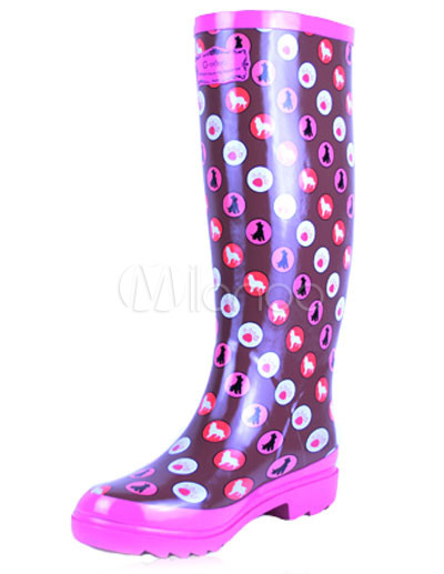 botines de caucho para mujer