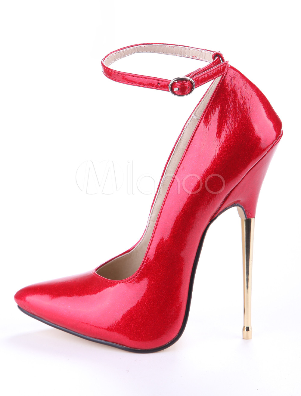 Red Patent Leather High Heels