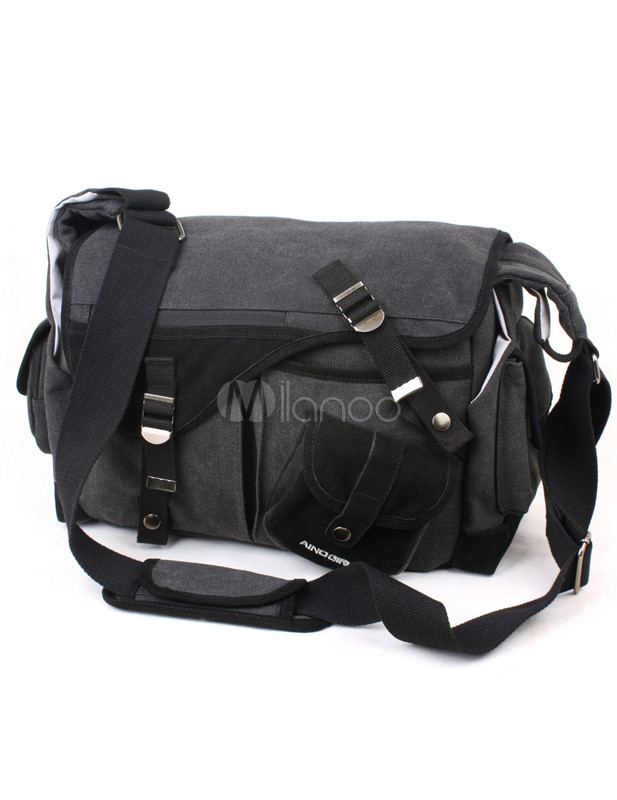 Multifunction Canvas Waterproof Cross Body Camera Bag Wikizio