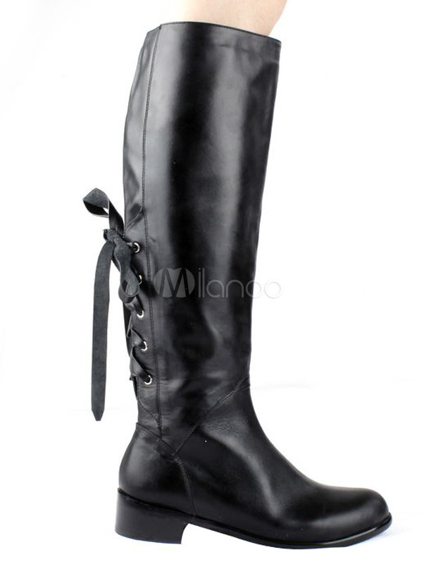 bottines lacets derriere