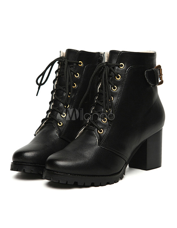 boots lacets talon