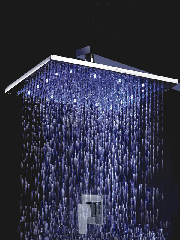 Single Handle Color Changing Led Shower Set Panel Abambee