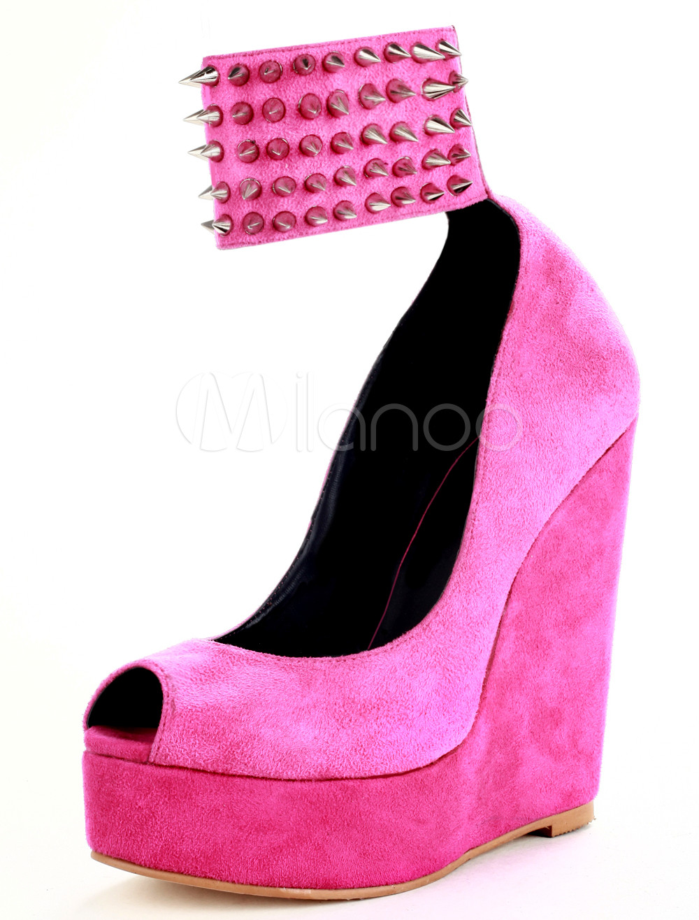 chaussure rose fluo