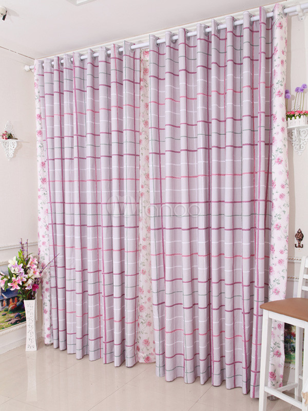 Qualité Multi couleur Plaid stores de tendance Polyester Qualité Multi couleur Plaid stores de tendance Polyester