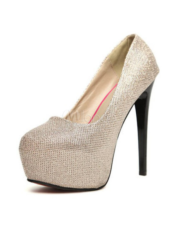 daisile high heel in almond