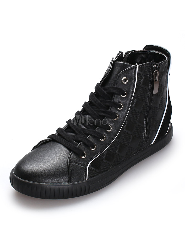 basket homme fermeture eclair