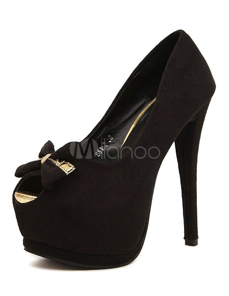 Chaussure A Talon Avec Noeud Chaussure A Talon Avec Noeud