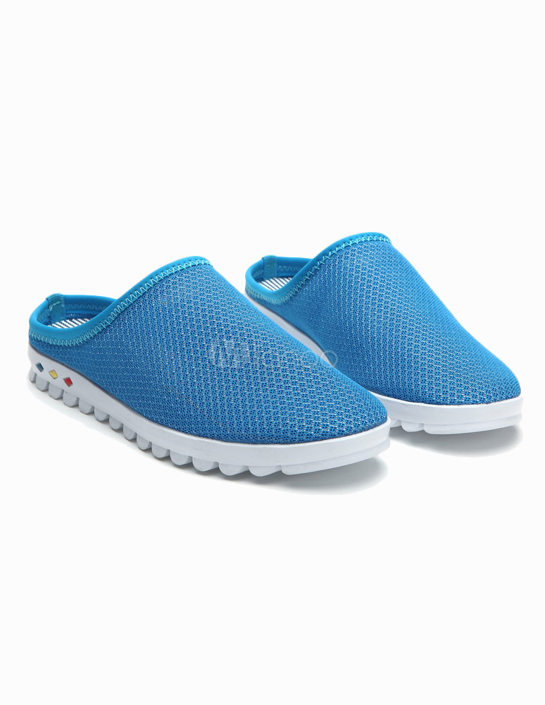 backless sneakers for light sky blue backless anime print cut out gum mesh backless sneakers for light sky blue backless anime print cut out gum mesh