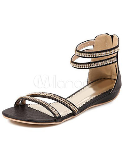 chaussure ouverte femme plate