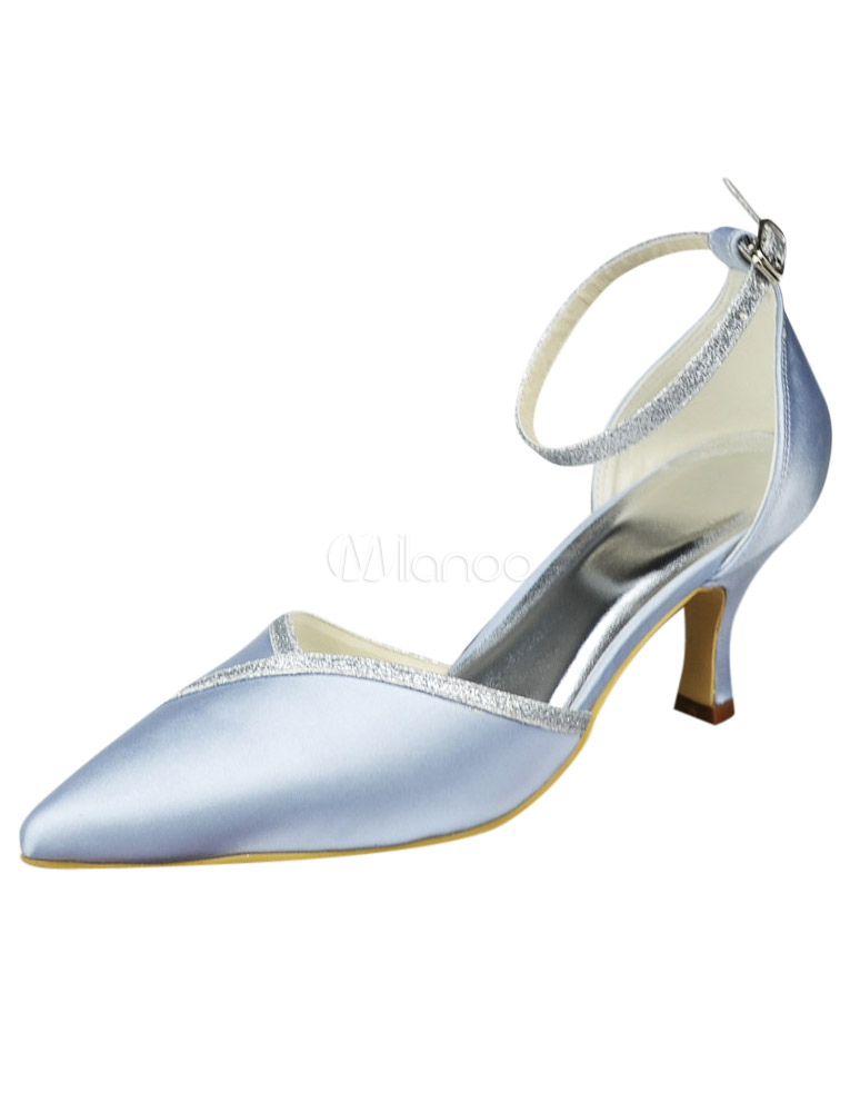 chaussure talon argente femme