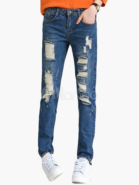 cortar pantalones cortar pantalones de mezclilla rasgados milanoo cortar pantalones cortar pantalones de mezclilla rasgados milanoo